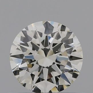 0.50 Carat Round I VS2 EX GIA Natural Diamond