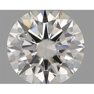 0.34 Carat Round H VS1 EX GIA Natural Diamond