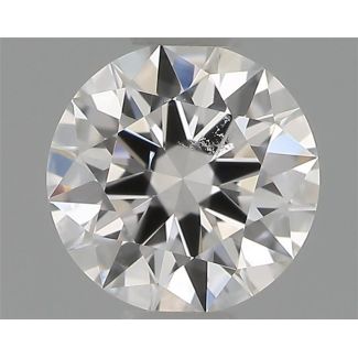 0.32 Carat Round E SI1 EX VG GIA Natural Diamond