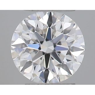 0.18 Carat Round E VVS1 EX GIA Natural Diamond