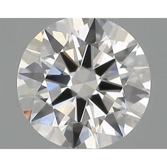 0.18 Carat Round F VS1 EX GIA Natural Diamond