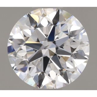 0.61 Carat Round D SI1 EX GIA Natural Diamond