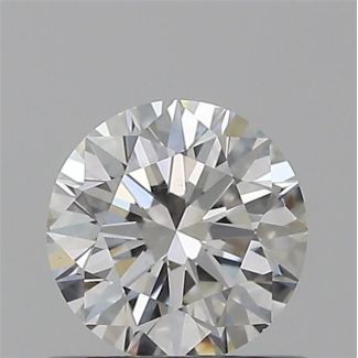 0.55 Carat Round F SI1 EX GIA Natural Diamond