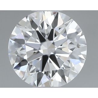 0.45 Carat Round E VVS1 EX GIA Natural Diamond