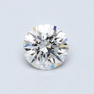 0.51 Carat Round E VS2 EX VG GIA Natural Diamond