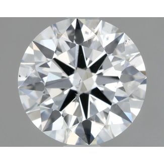 0.71 Carat Round D SI1 EX GIA Natural Diamond