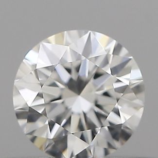 0.33 Carat Round E VVS1 EX GIA Natural Diamond