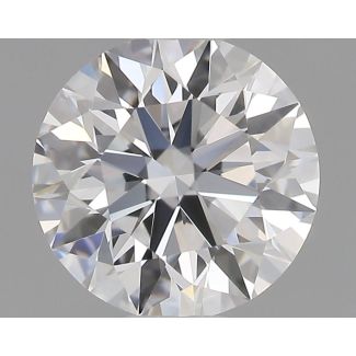 0.62 Carat Round D VVS1 EX GIA Natural Diamond