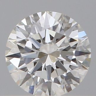 0.30 Carat Round F VVS2 EX GIA Natural Diamond