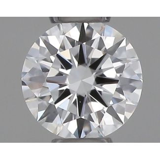 0.24 Carat Round F IF VG EX GIA Natural Diamond