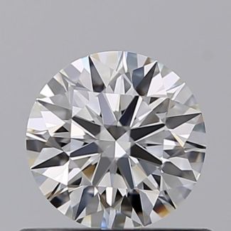 0.50 Carat Round E VS1 EX GIA Natural Diamond