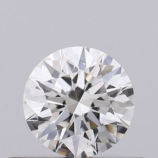 0.32 Carat Round I SI1 EX GIA Natural Diamond