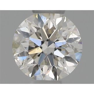 0.31 Carat Round G SI2 EX VG IGI Natural Diamond