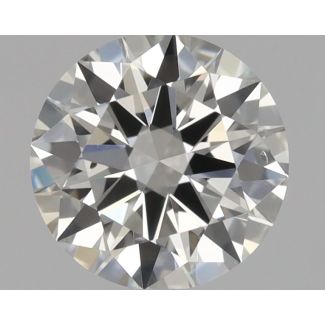 0.35 Carat Round G SI1 EX GIA Natural Diamond