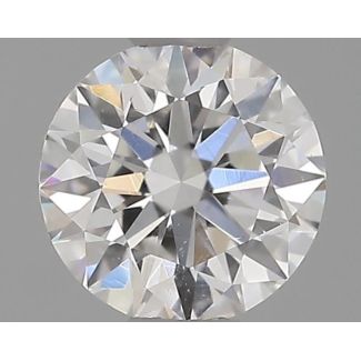 0.5 Carat Round D SI1 EX GIA Natural Diamond