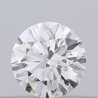 0.18 Carat Round F SI2 EX GIA Natural Diamond