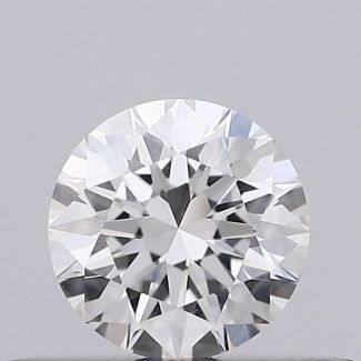 0.24 Carat Round F VVS1 EX GIA Natural Diamond