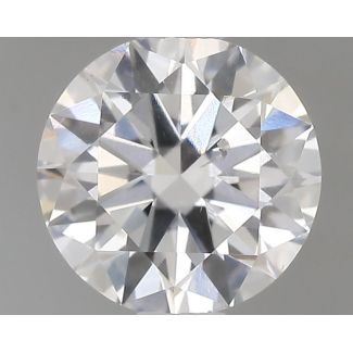 0.6 Carat Round D SI1 EX VG GIA Natural Diamond