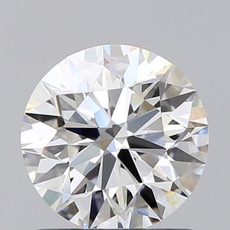 0.95 Carat Round F VVS1 EX GIA Natural Diamond