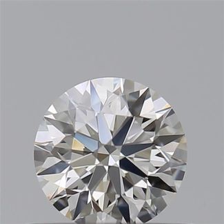 0.45 Carat Round I VVS1 EX GIA Natural Diamond