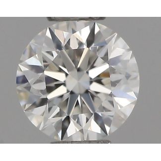 0.29 Carat Round G VVS2 EX VG GIA Natural Diamond