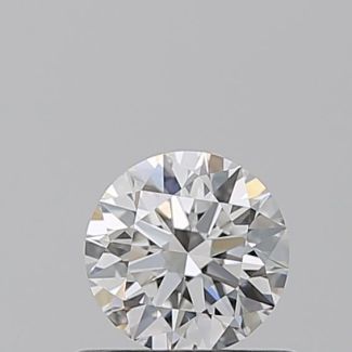 0.51 Carat Round F VVS1 EX GIA Natural Diamond