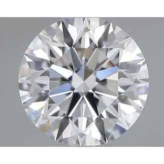 0.45 Carat Round E VVS1 EX GIA Natural Diamond