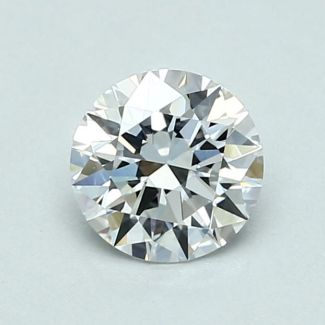 0.9 Carat Round D VVS2 EX GIA Natural Diamond