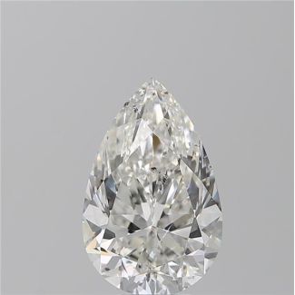 5.02 Carat Pear G SI2 - VG EX GIA Natural Diamond