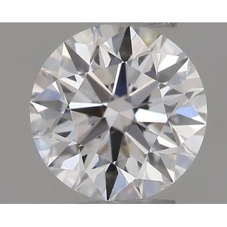 0.33 Carat Round E VVS1 EX GIA Natural Diamond