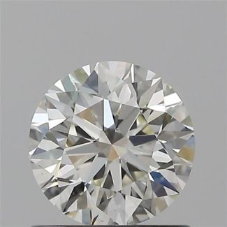 0.70 Carat Round H VS1 EX IGI Natural Diamond