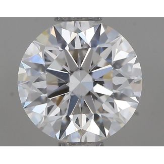 0.71 Carat Round E VVS2 EX GIA Natural Diamond