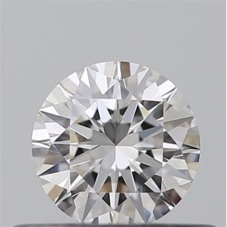 0.35 Carat Round E VVS1 EX GIA Natural Diamond