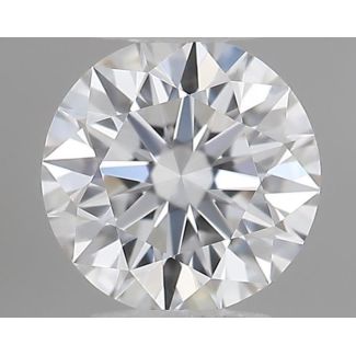 0.23 Carat Round F VVS1 EX GIA Natural Diamond