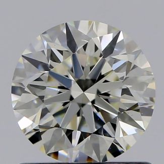 0.80 Carat Round K VS2 EX GIA Natural Diamond