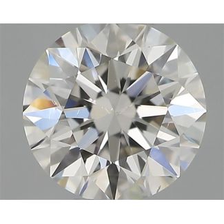 0.34 Carat Round G VS1 EX IGI Natural Diamond