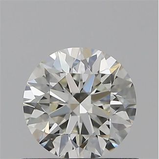 0.50 Carat Round H VS1 EX VG IGI Natural Diamond