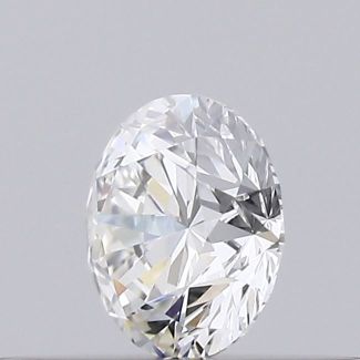 0.2 Carat Round F VVS2 EX GIA Natural Diamond