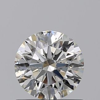 0.64 Carat Round I SI1 EX GIA Natural Diamond