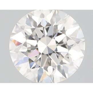 0.5 Carat Round G VVS2 EX GIA Natural Diamond