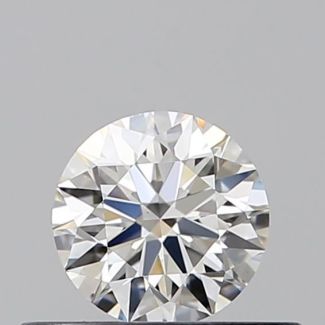 0.35 Carat Round H VS2 EX GIA Natural Diamond