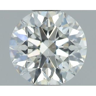 0.54 Carat Round F VS1 EX GIA Natural Diamond