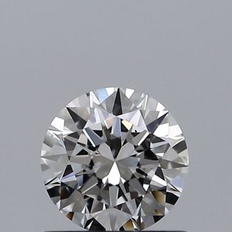 0.59 Carat Round E VS1 EX GIA Natural Diamond