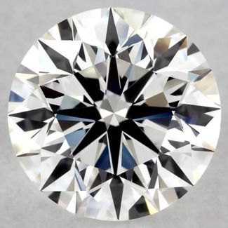 0.78 Carat Round H VVS1 EX GIA Natural Diamond