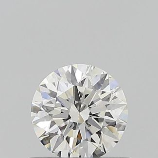 0.5 Carat Round H SI1 EX GIA Natural Diamond