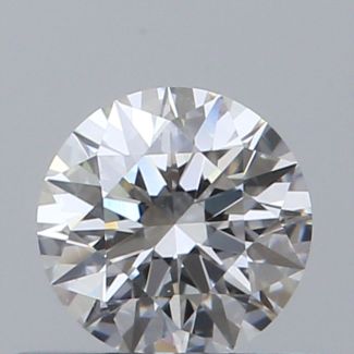 0.46 Carat Round D IF EX GIA Natural Diamond