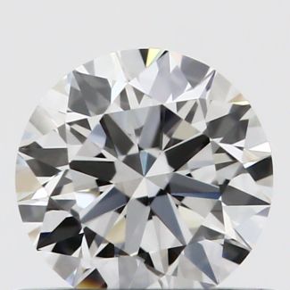 0.45 Carat Round E VVS1 EX GIA Natural Diamond