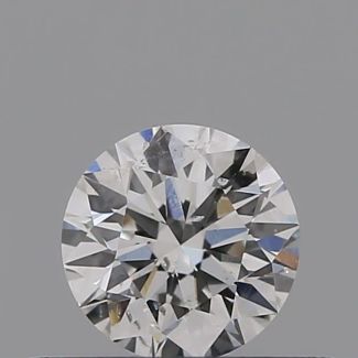 0.30 Carat Round E I1 EX VG GIA Natural Diamond