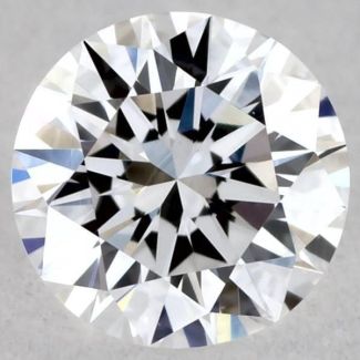 0.23 Carat Round D VVS2 EX VG GIA Natural Diamond