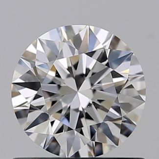 0.63 Carat Round E VS1 EX GIA Natural Diamond